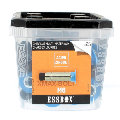 ESSBOX Chevilles à Expansion Multi-Matériaux Acier